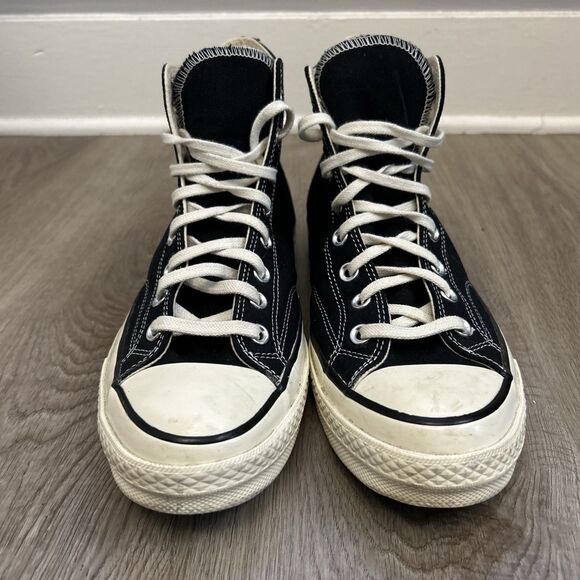 Converse Chuck Taylor All Star 70 Shoes High Top M9.5 W11.5 Black Sneakers - Picture 4 of 13